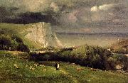 George Inness Etretat oil painting